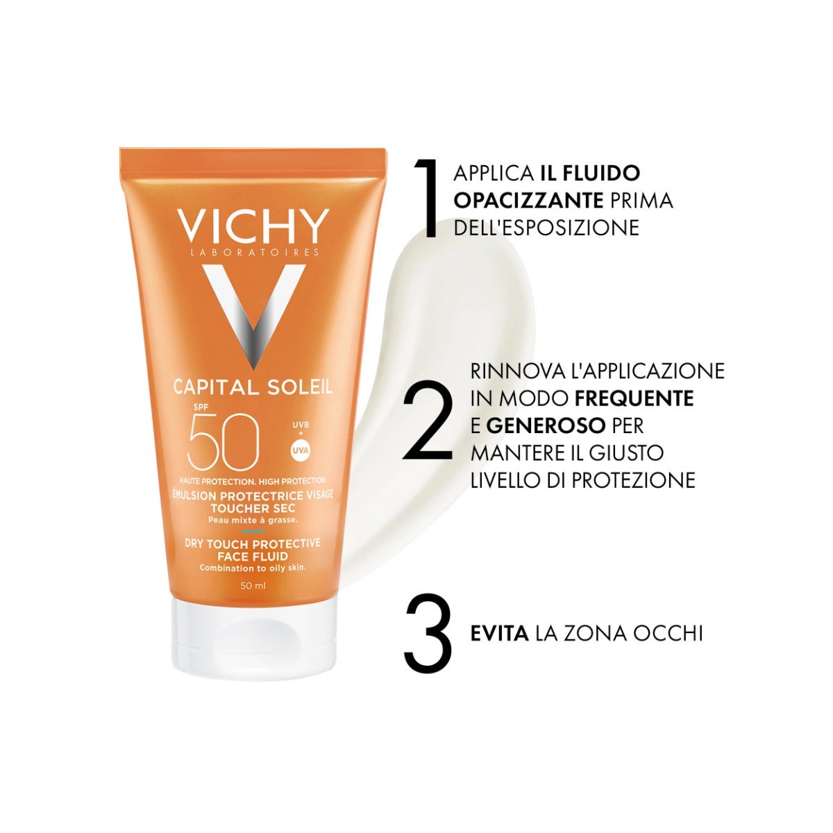 Vichy Ideal Soleil Emulsión Tacto Seco SPF50 50ml-8