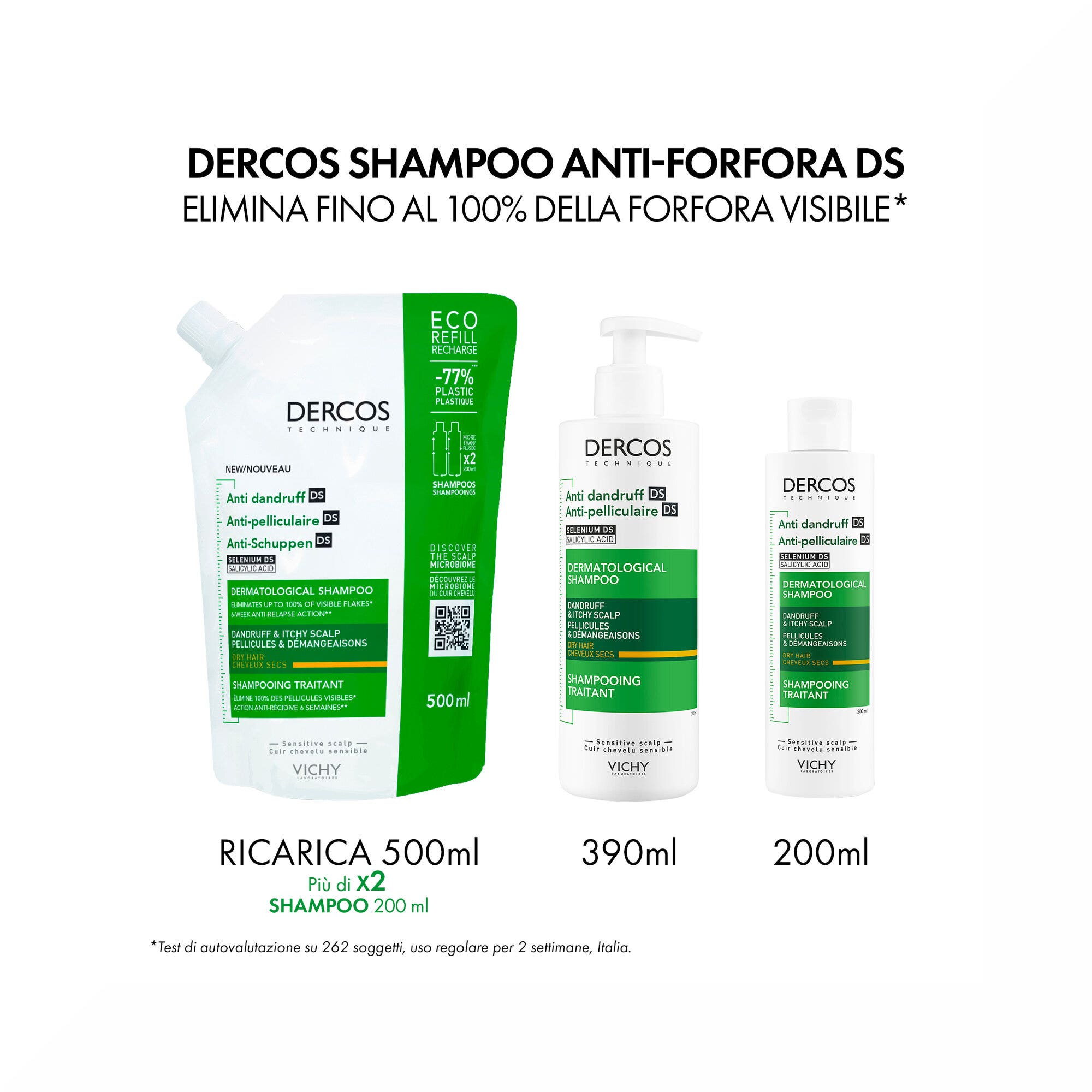 Vichy Dercos Champú Anticaspa Cabello Seco 200ml-15