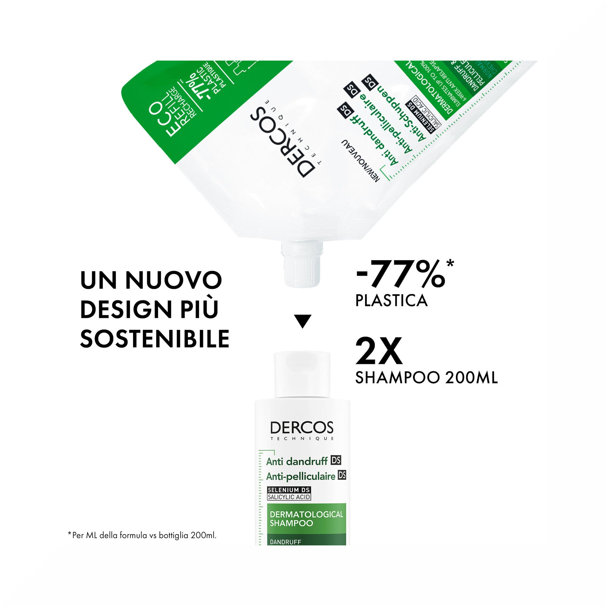 Vichy Dercos Champú Anticaspa Cabello Seco 200ml-16