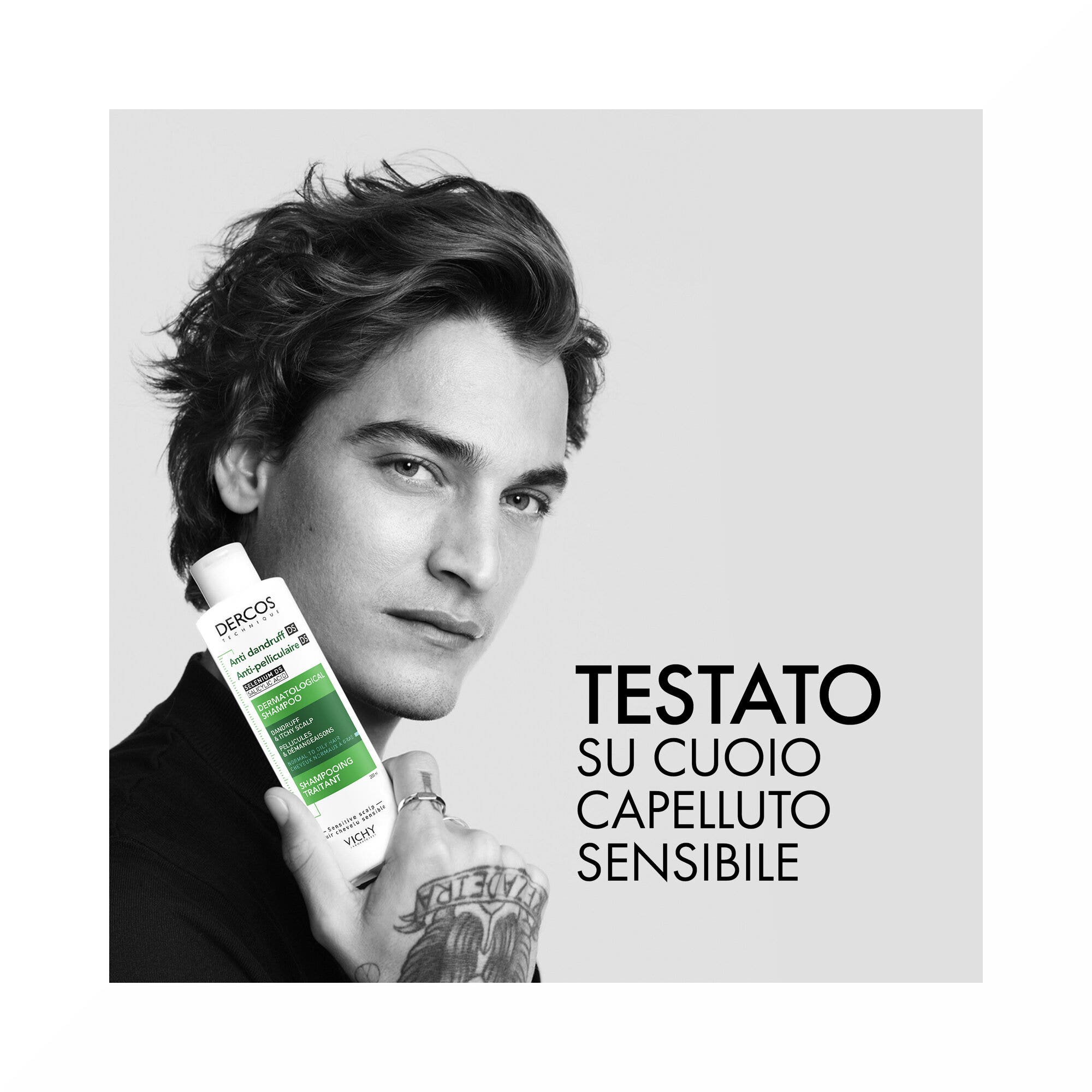 Vichy Dercos Champú Anticaspa Cabello Graso 200ml-25