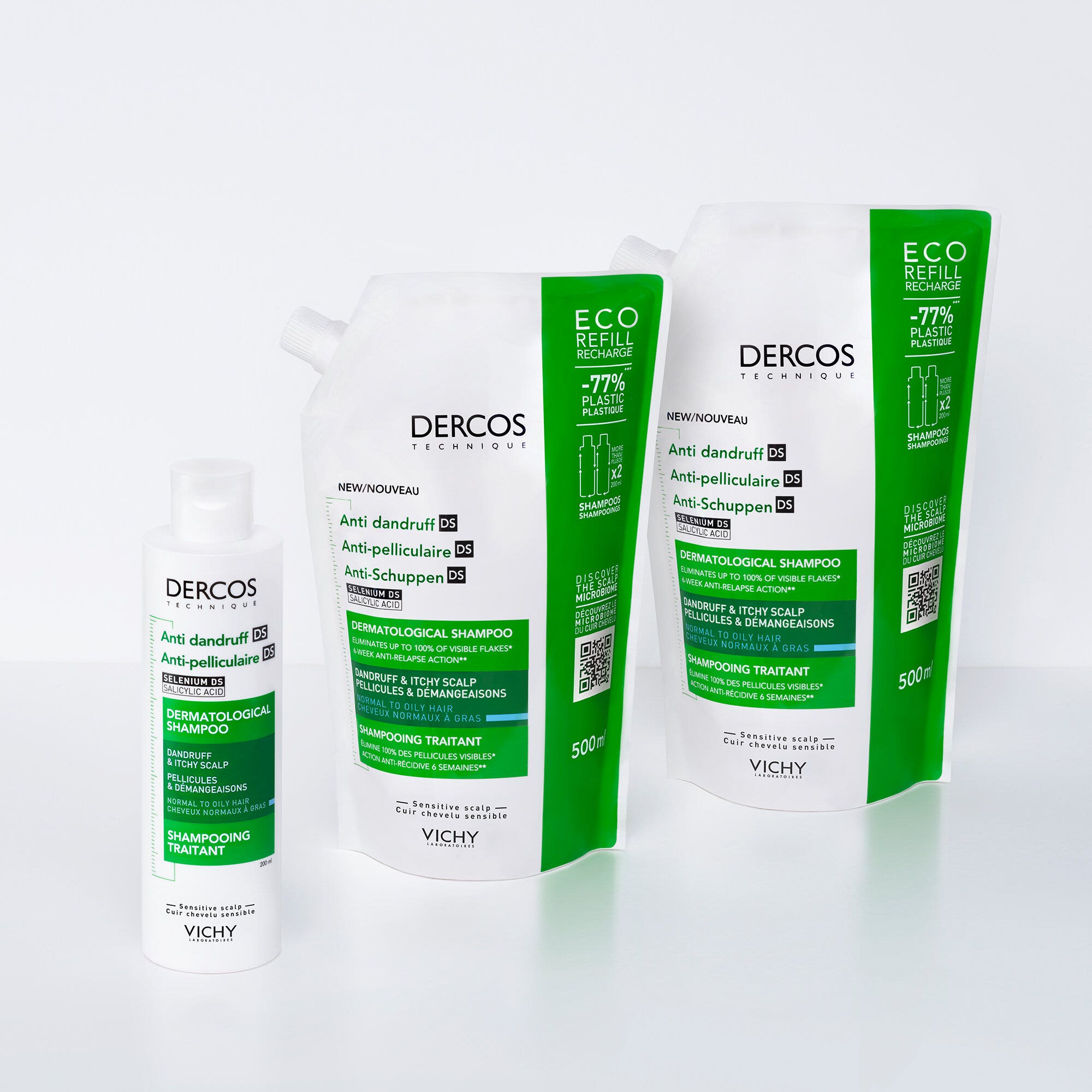 Vichy Dercos Champú Anticaspa Cabello Graso 200ml-29