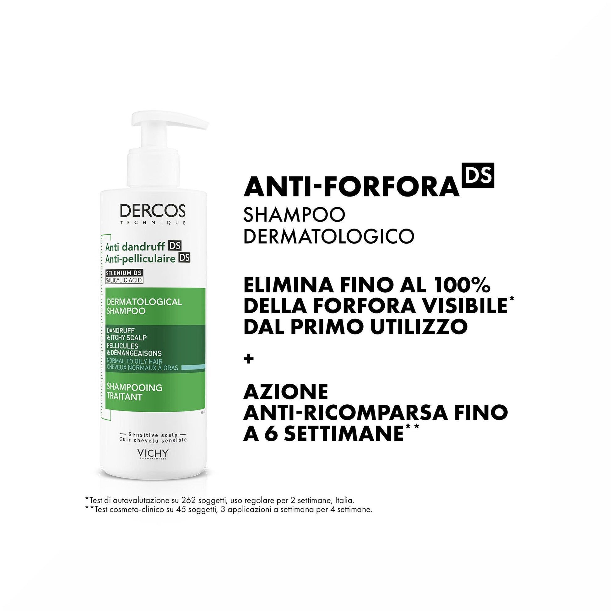 Vichy Dercos Champú Anticaspa Cabello Graso 390 ml-5