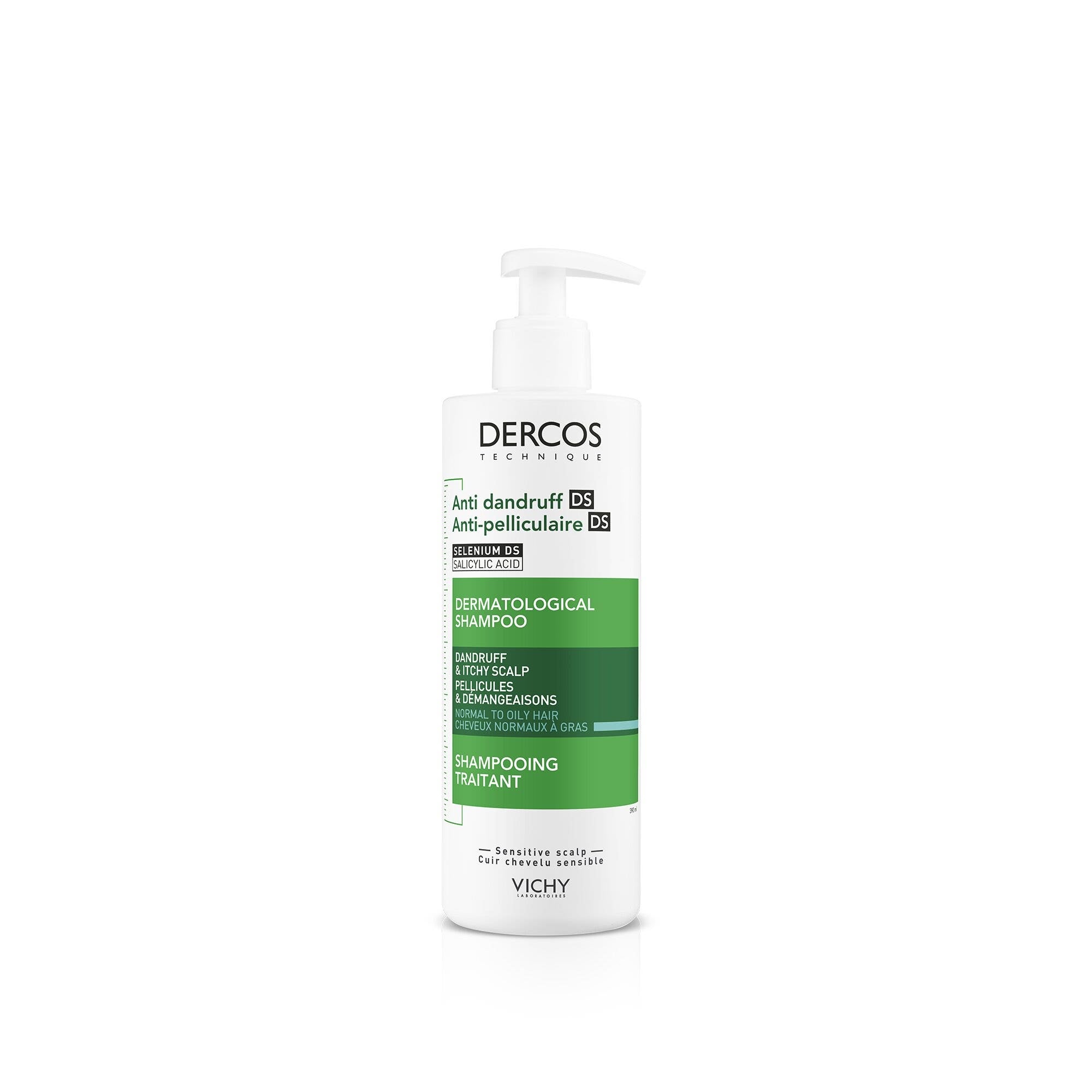 Vichy Dercos Champú Anticaspa Cabello Graso 390 ml-4