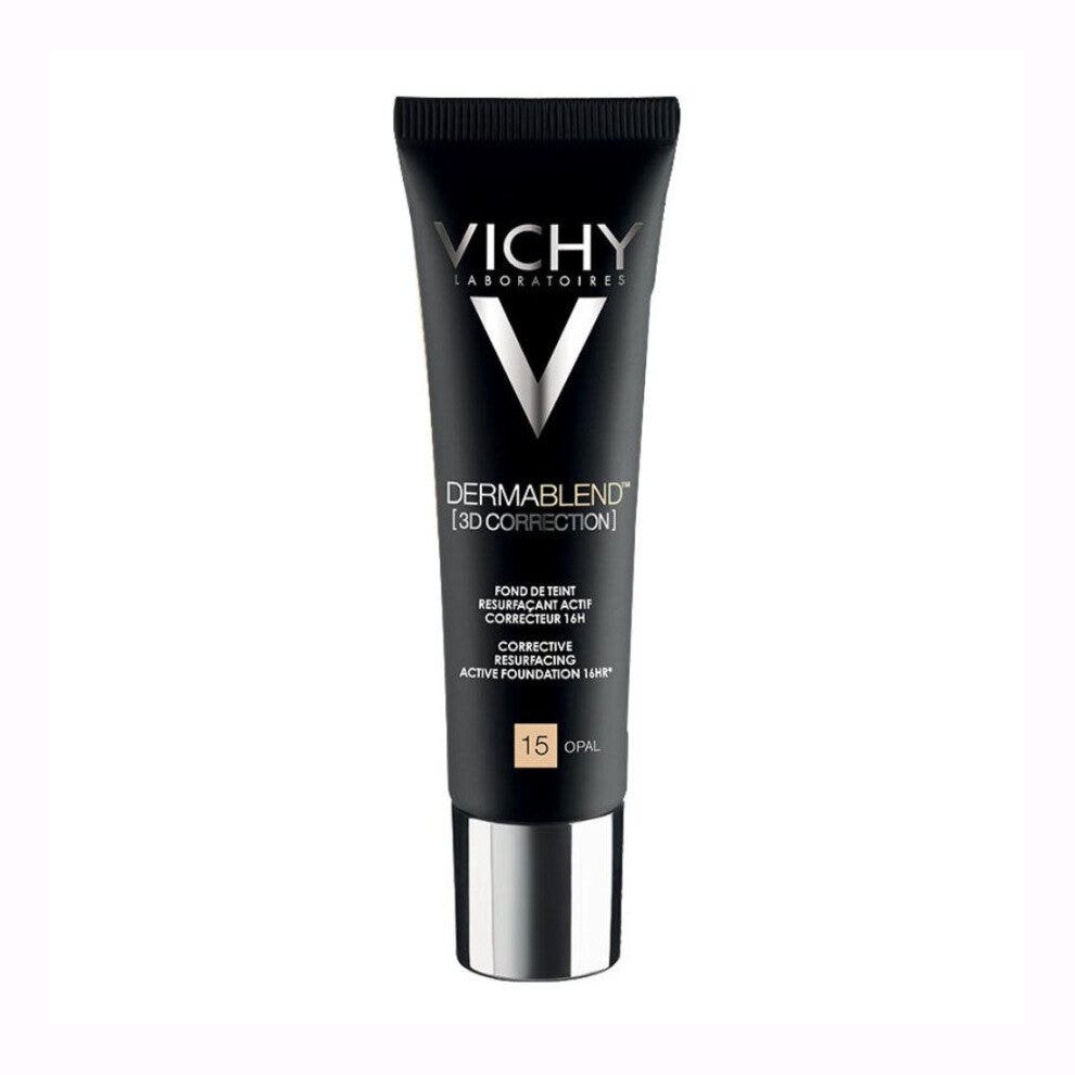Vichy Dermablend 3D Base De Maquillaje Para Pieles Grasas Con Imperfecciones Tono 15 30ml-3