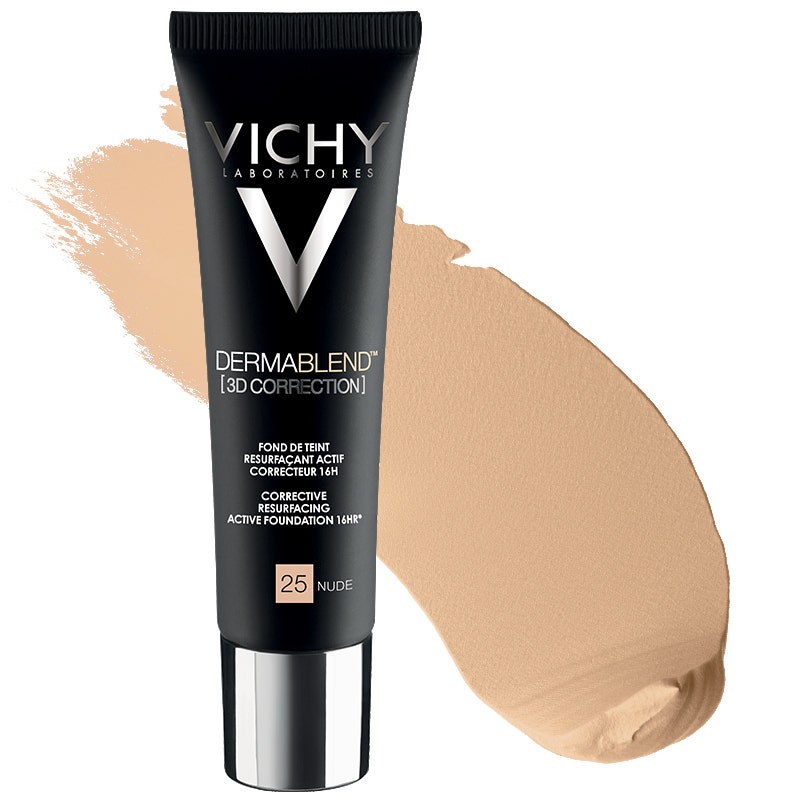 Vichy Dermablend 3D base de maquillaje cubriente para pieles grasas con imperfecciones tonos 25 30ml-2