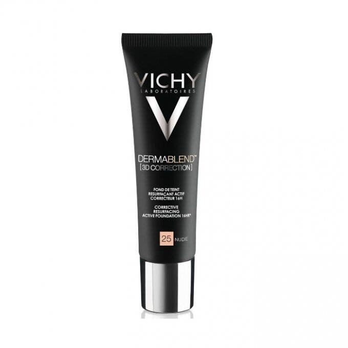 Vichy Dermablend 3D base de maquillaje cubriente para pieles grasas con imperfecciones tonos 25 30ml-3