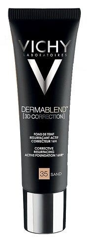 Vichy Dermablend 3D Base De Maquillaje Para Pieles Grasas Con Imperfecciones Tono 35 30ml-3