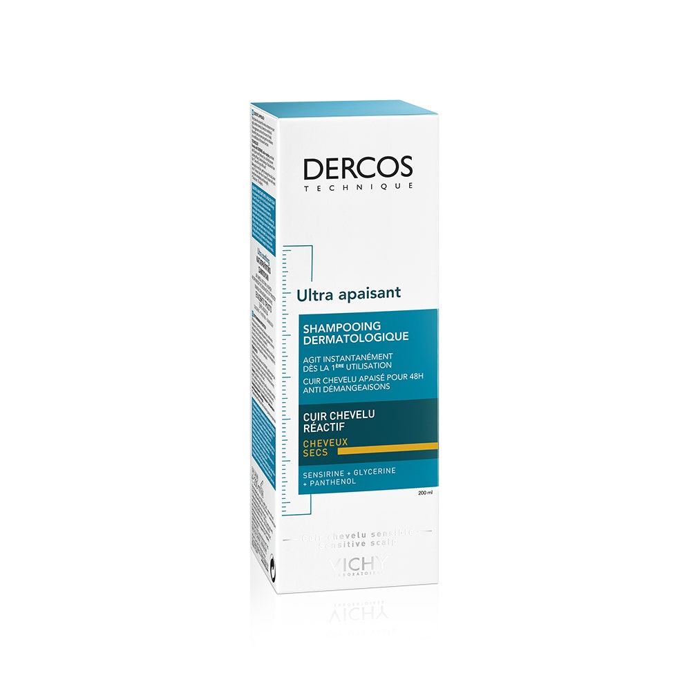 Vichy Dercos Champú Ultra Calmante Cabello Seco 200ml-5