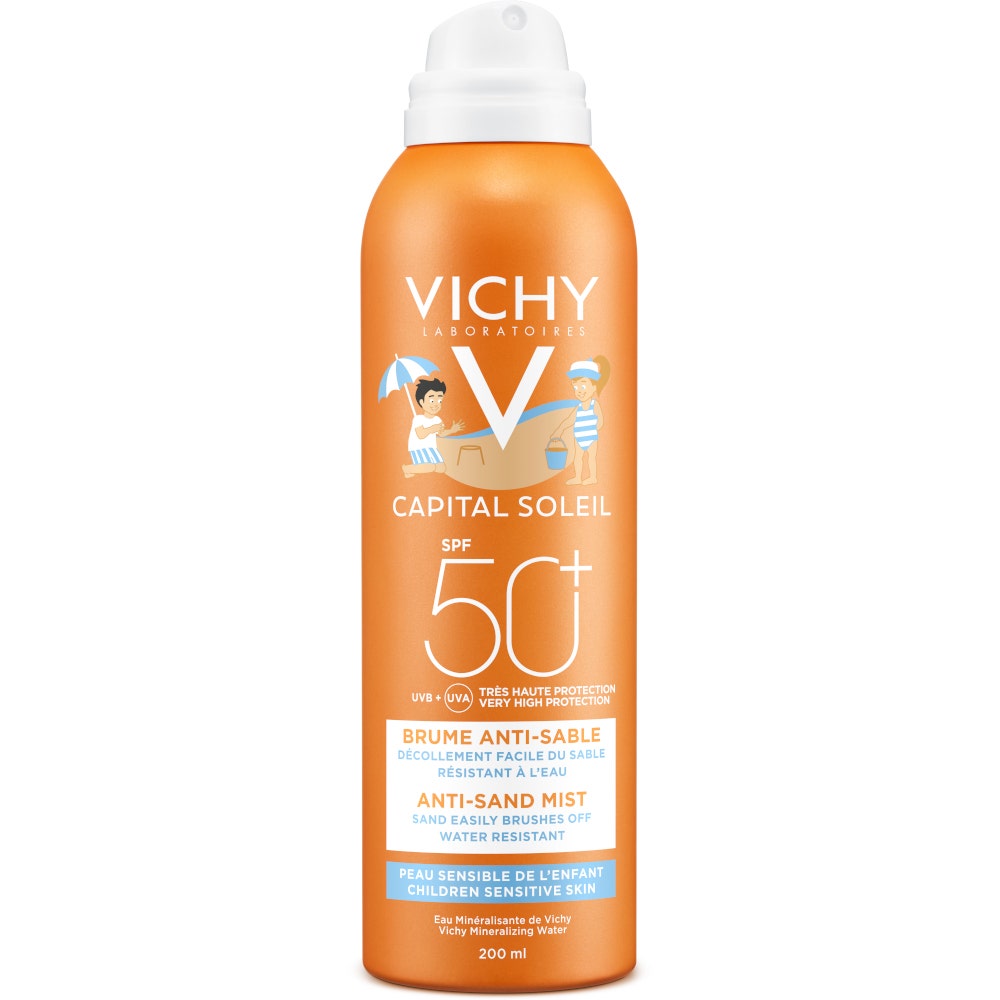 Vichy Capital Soleil Spray Anti-Sabbia Per Bambini 50 SPF 200ml-3
