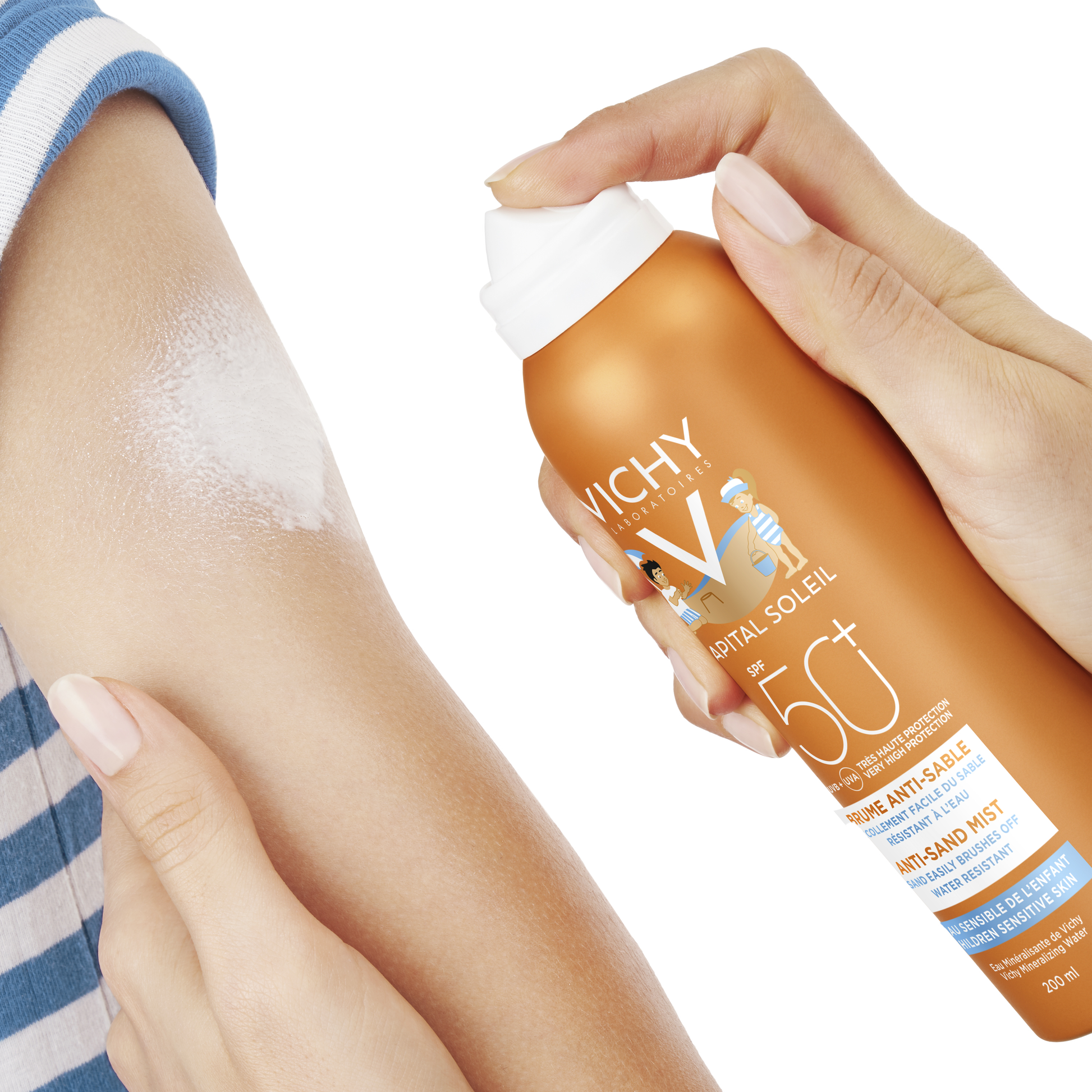 Vichy Capital Soleil Spray Anti-Sabbia Per Bambini 50 SPF 200ml-6