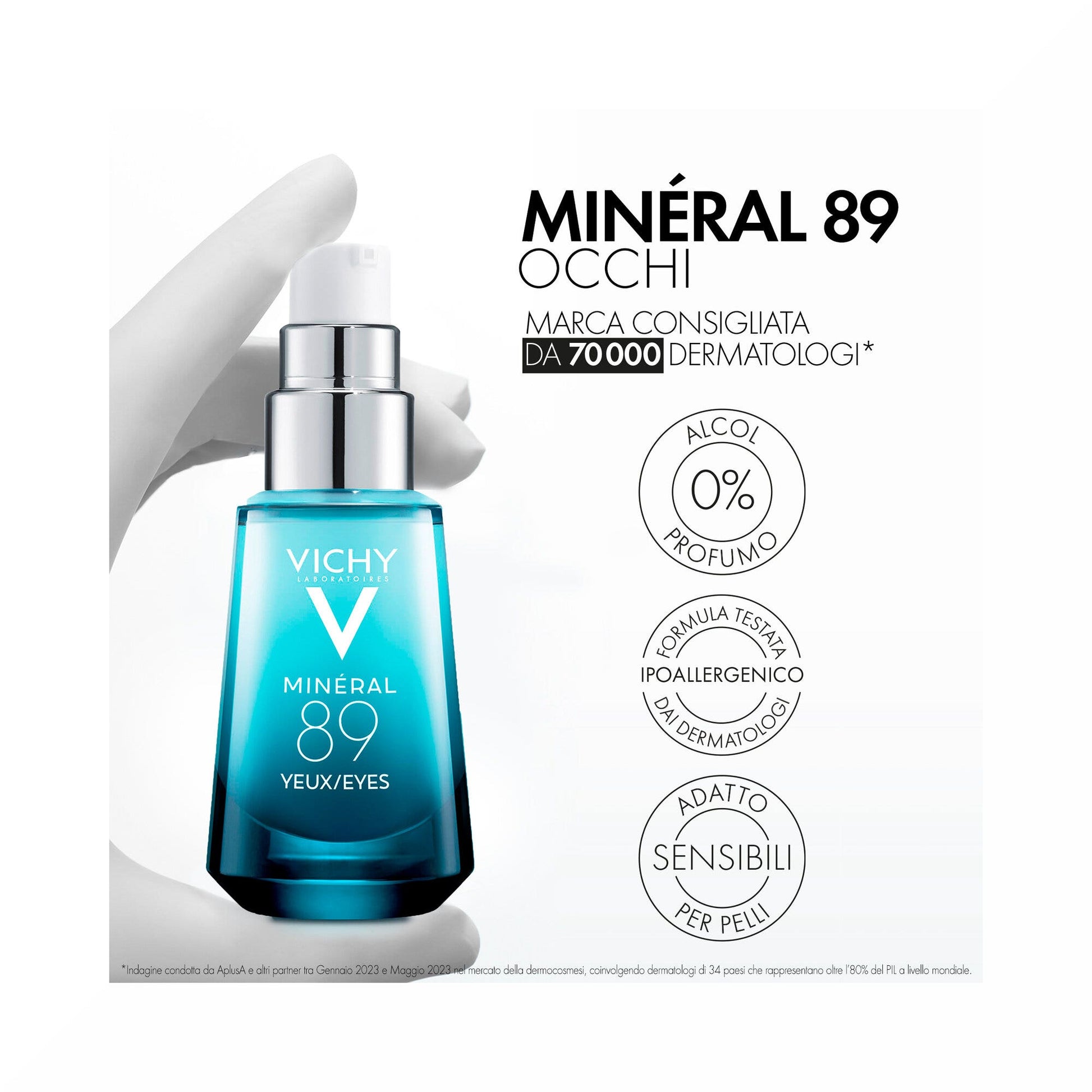 Vichy Mineral 89 Gel Contorno De Ojos Fortificante E Hidratante 15ml-23