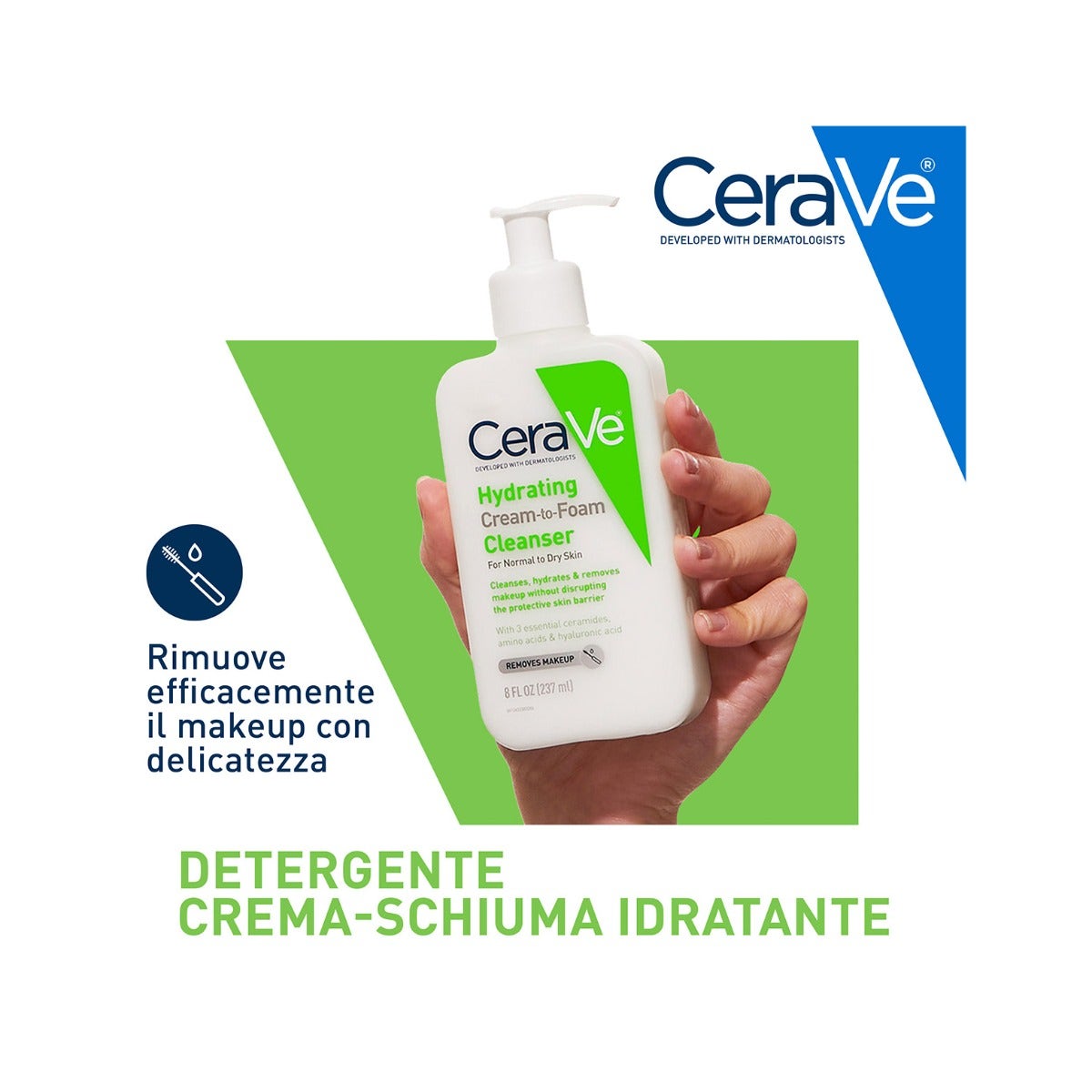 CeraVe Limpiador Facial Hidratante Pieles Normales a Secas 473 ml-11