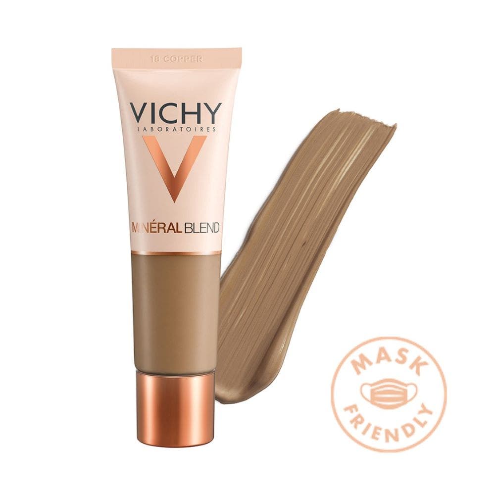 Vichy MinéralBlend Base de Maquillaje Hidratante Cobertura Natural - 18 COBRE 30 ml-7