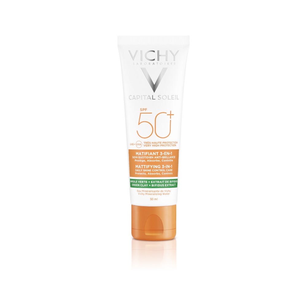 Vichy Capital Soleil Crema Facial Purificante Solar Anti Acné 50+ SPF 50 ml-2