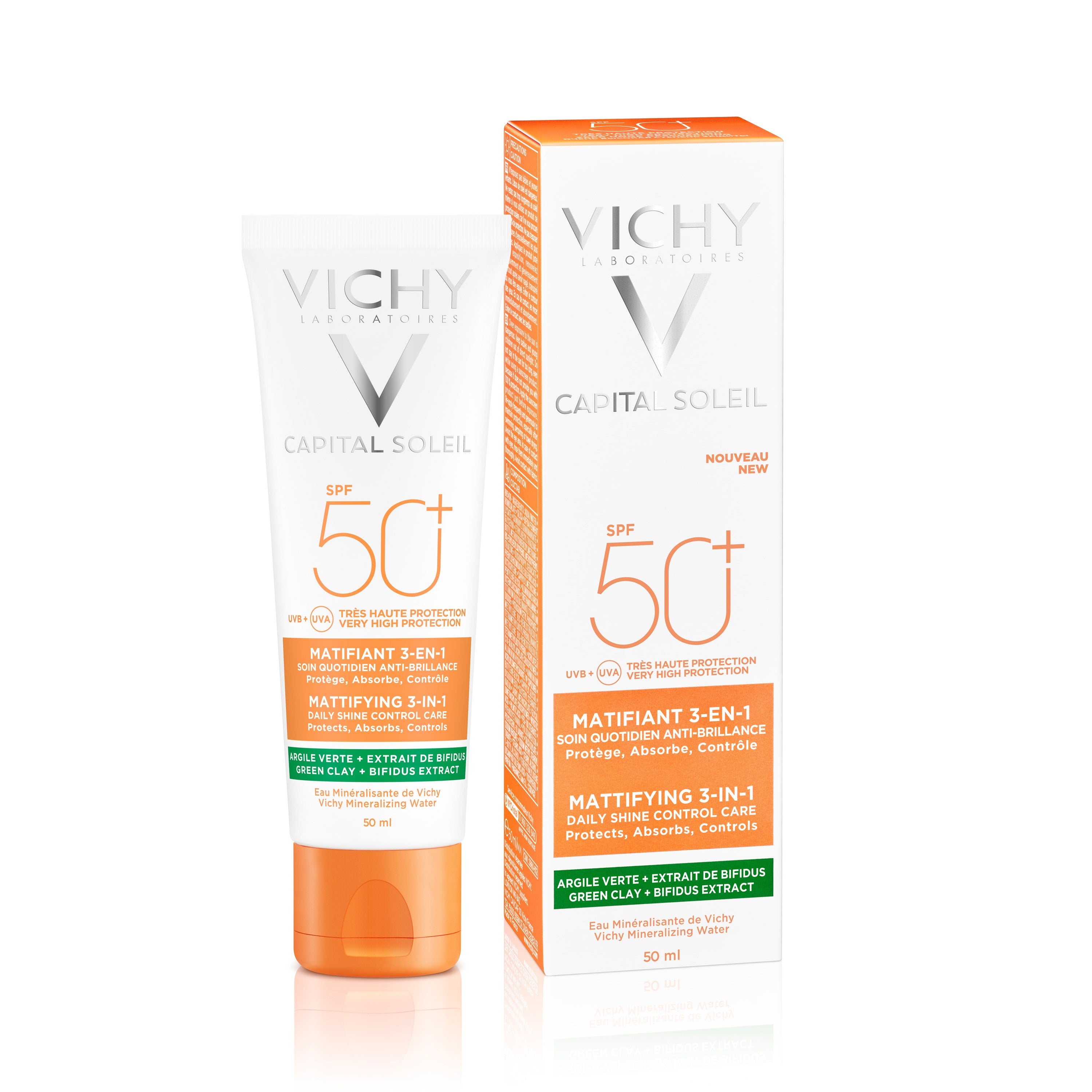 Vichy Capital Soleil Crema Facial Purificante Solar Anti Acné 50+ SPF 50 ml-3