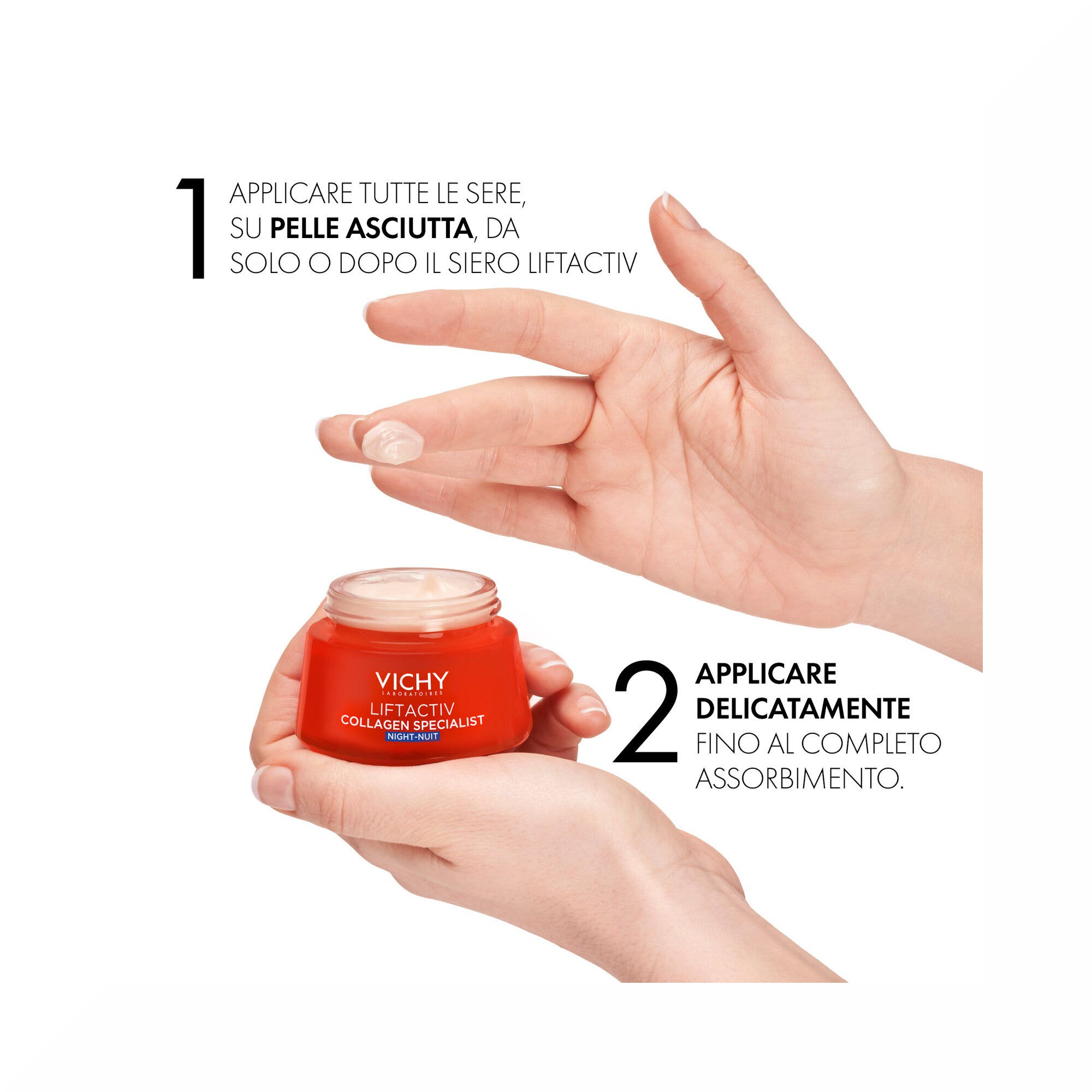 Vichy Liftactiv Collagen Specialist Crema facial de noche antiedad 50ml-10