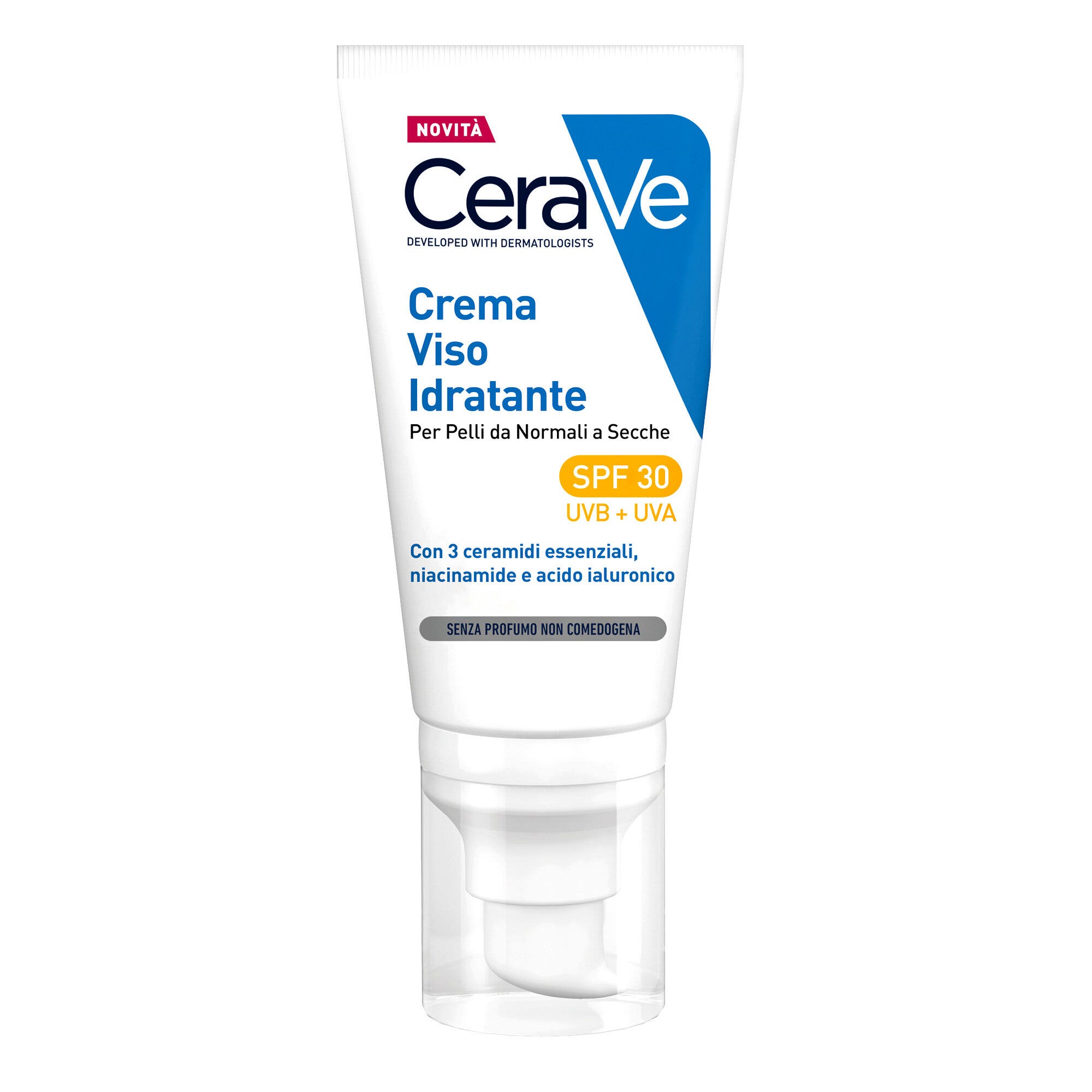 CeraVe Crema Viso Idratante SPF30 24 Ore con Acido Ialuronico 52ml