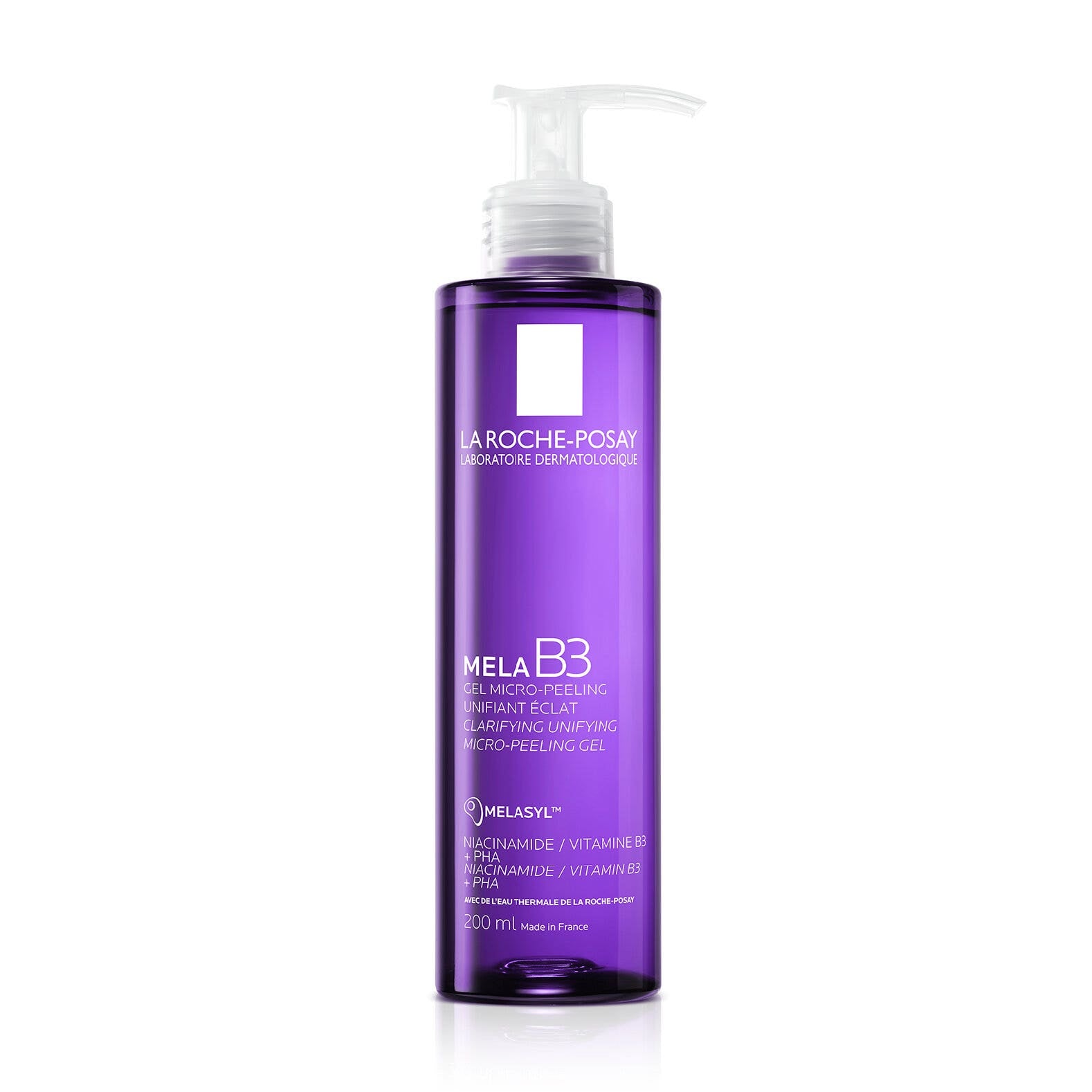 La Roche-Posay Gel Limpiador Micropeeling Anti-Imperfecciones Manzana B3 200 ml-1