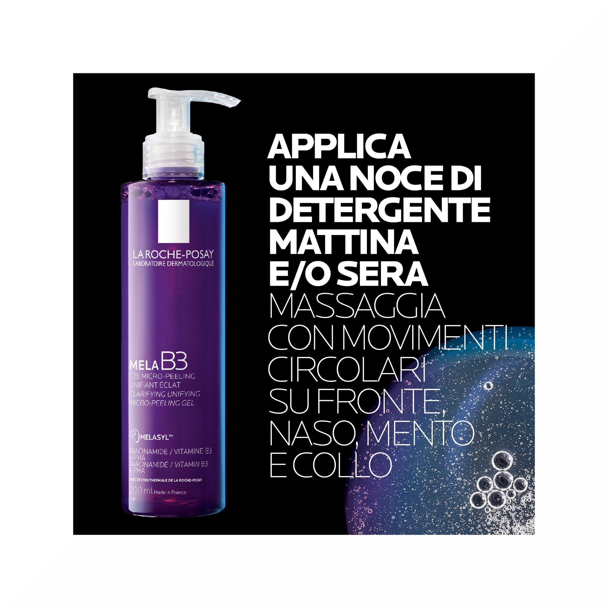 La Roche-Posay Gel Limpiador Micropeeling Anti-Imperfecciones Manzana B3 200 ml-8