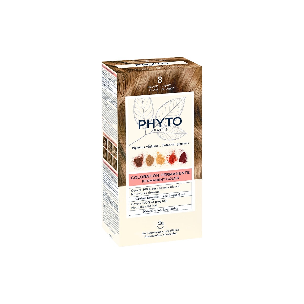 Phyto Phytocolor 8 Biondo Chiaro Colorazione Permanente Per Capelli