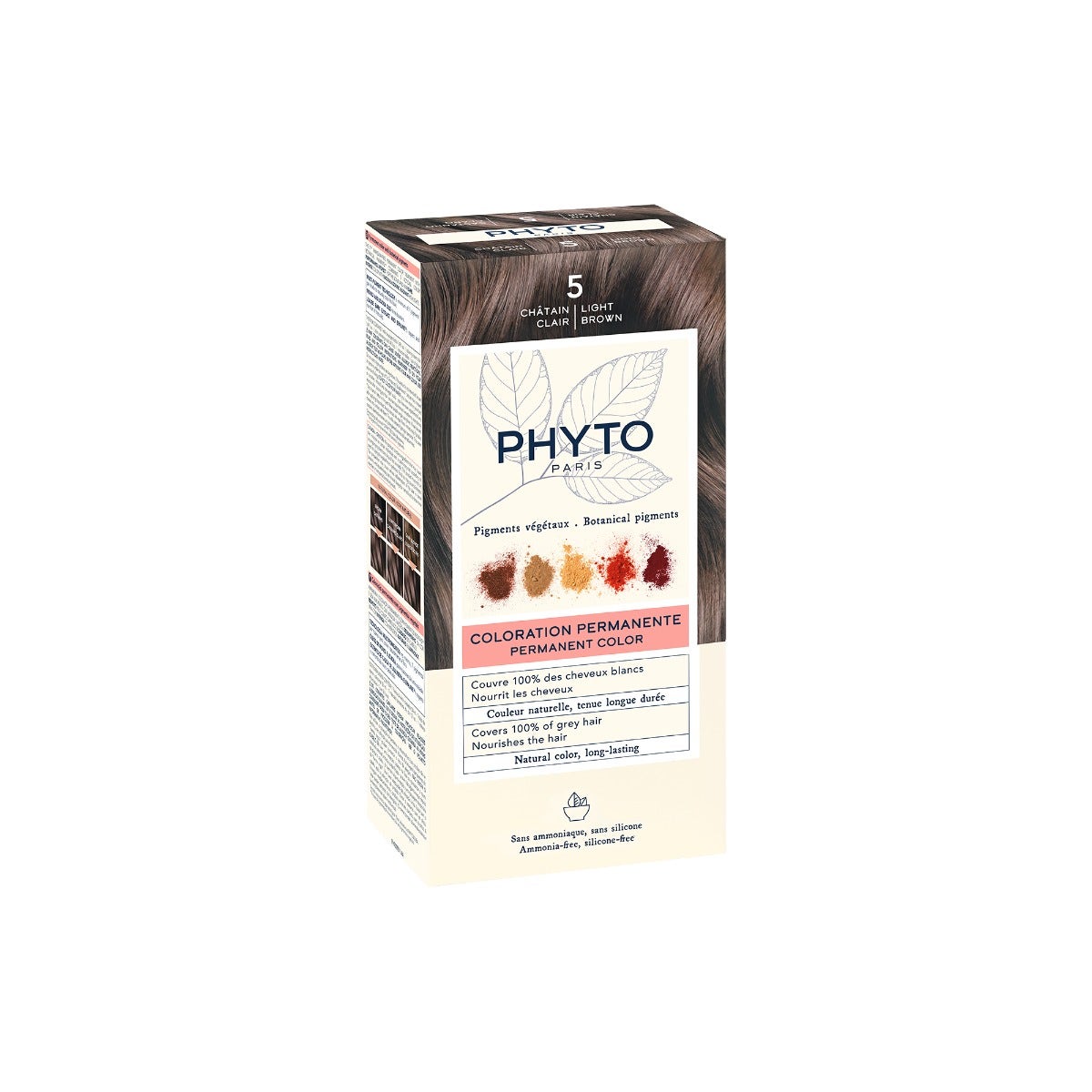 Phyto Phytocolor 5 Castaño Claro Tinte Permanente para el Cabello