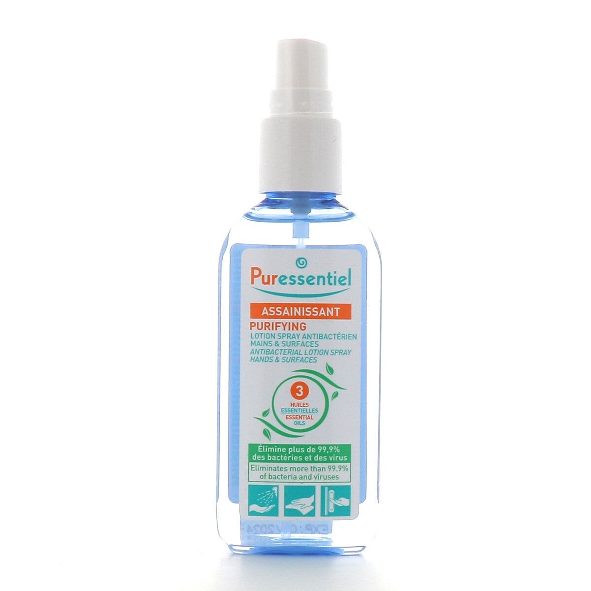 Puressentiel Loción Desinfectante en Spray para Manos 80 ml