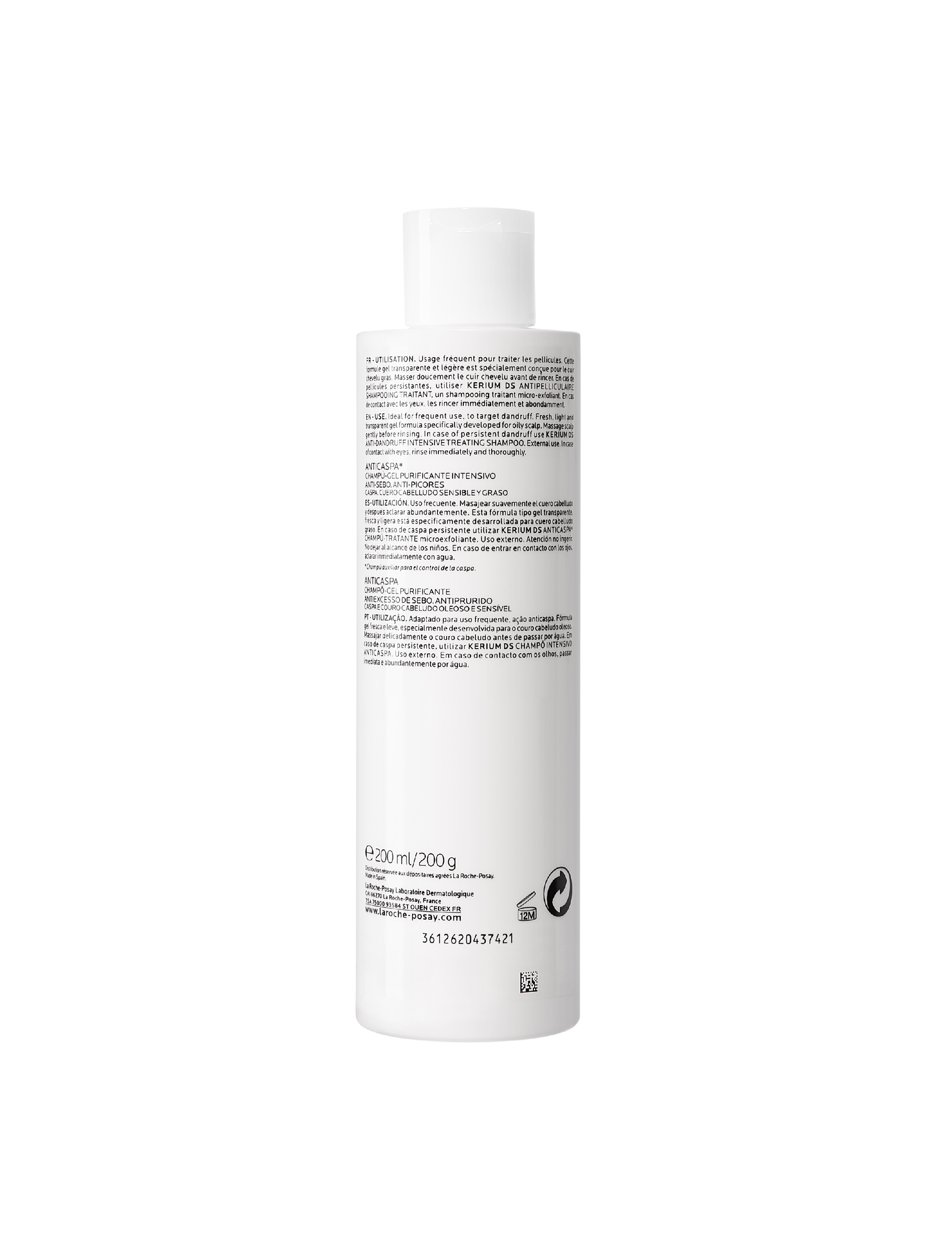La Roche-Posay Kerium Shampoo Antiforfora Grassa 200ml -6