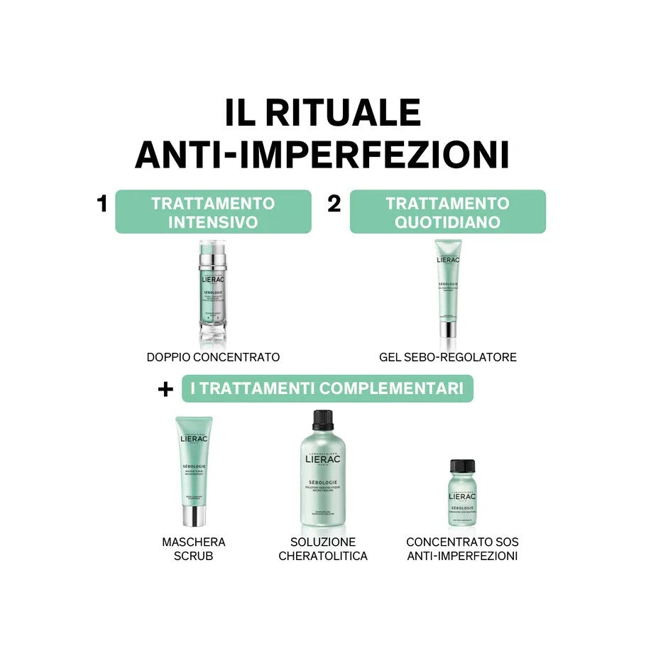 Lierac Sebologie Gel Fluido Seborregulador Rostro 40ml-5