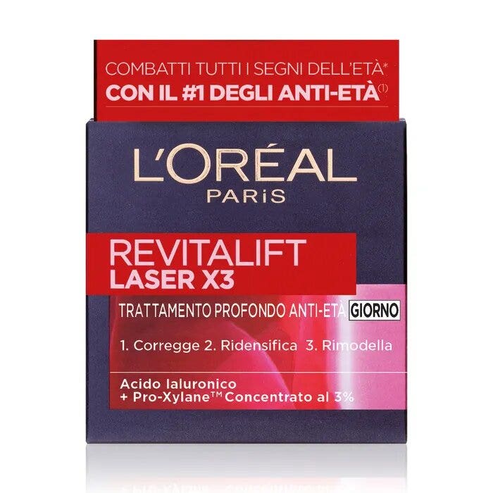 L'Oréal Paris Revitalift Laser X3 Crema facial de día antiarrugas 50ml-6