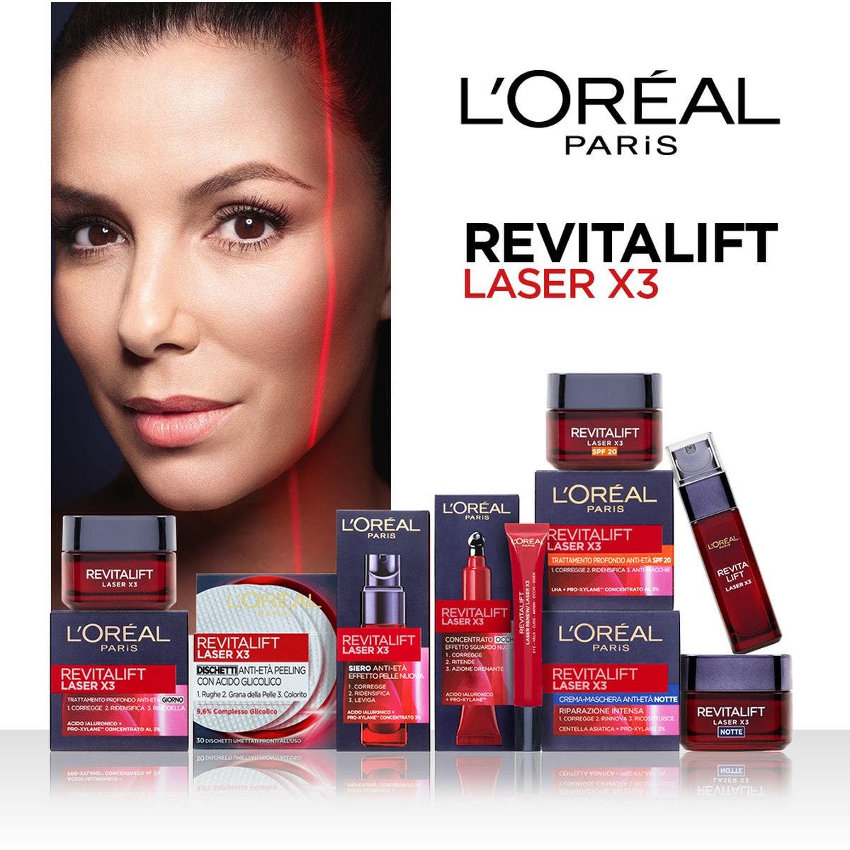 L'Oréal Paris Revitalift Laser X3 Crema facial de noche antiarrugas 50ml-5
