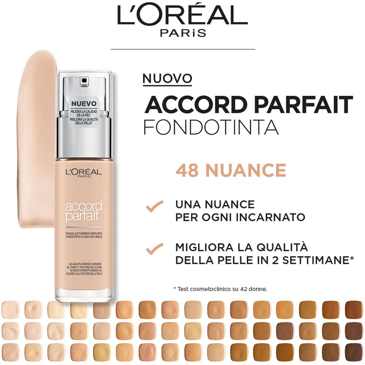 L'Oréal Paris Accord Parfait Foundation 2.N Vainilla / Vainilla 30 ml-3