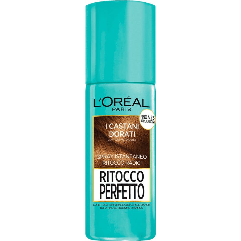 L'Oréal Paris Ritocco Perfetto Castaño Dorado Spray Instantáneo para Retocar las Raíces 75 ml