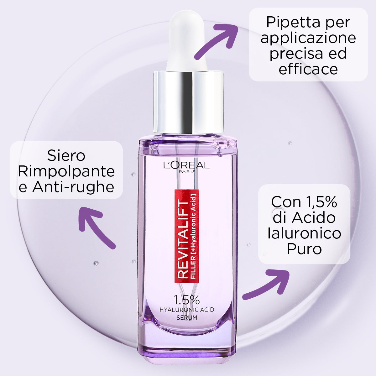 L'Oréal Paris Revitalift Filler Siero Viso Anti-Rughe 30ml