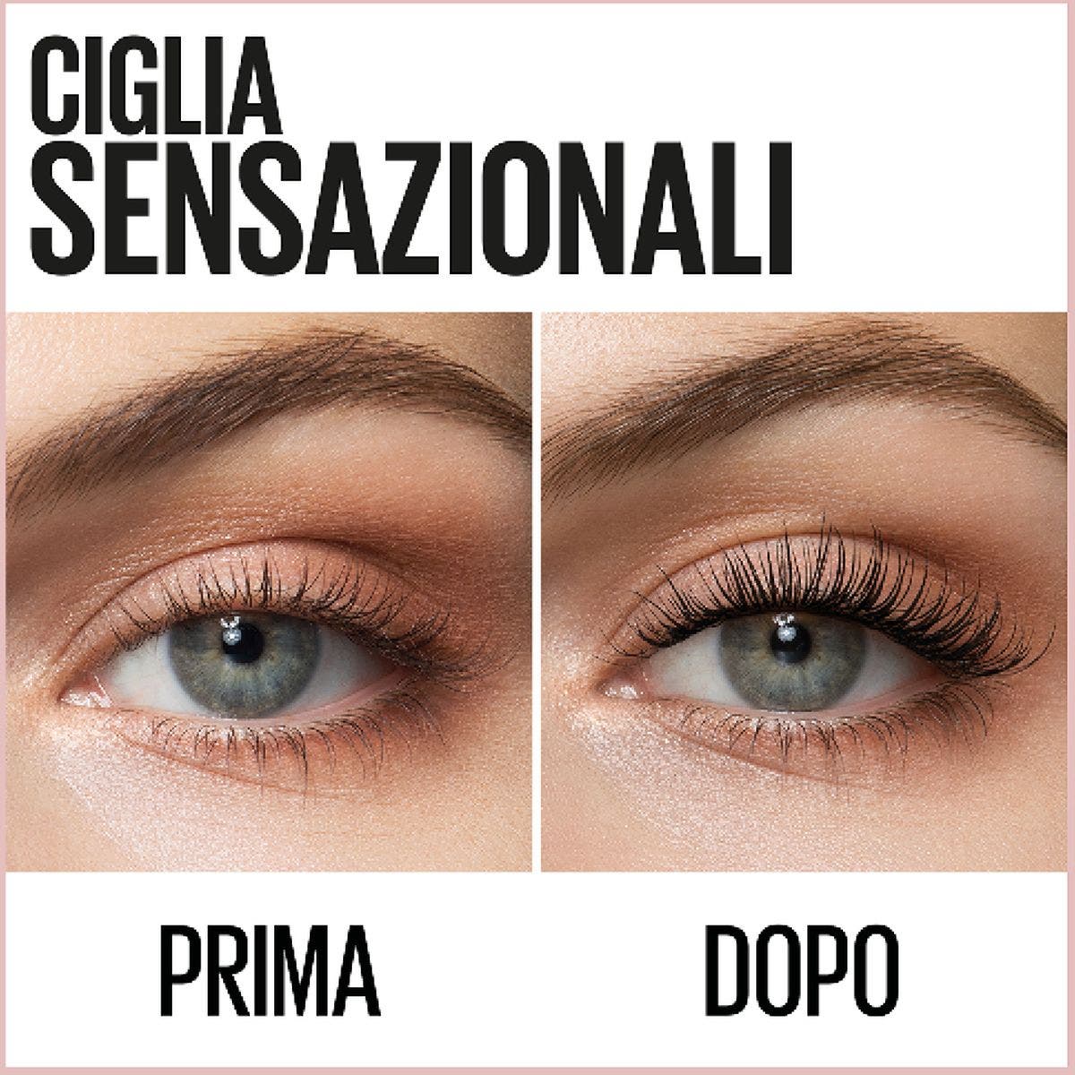 Maybelline New York Mascara Sensational Lashes Black Waterproof 1 Pieza-5