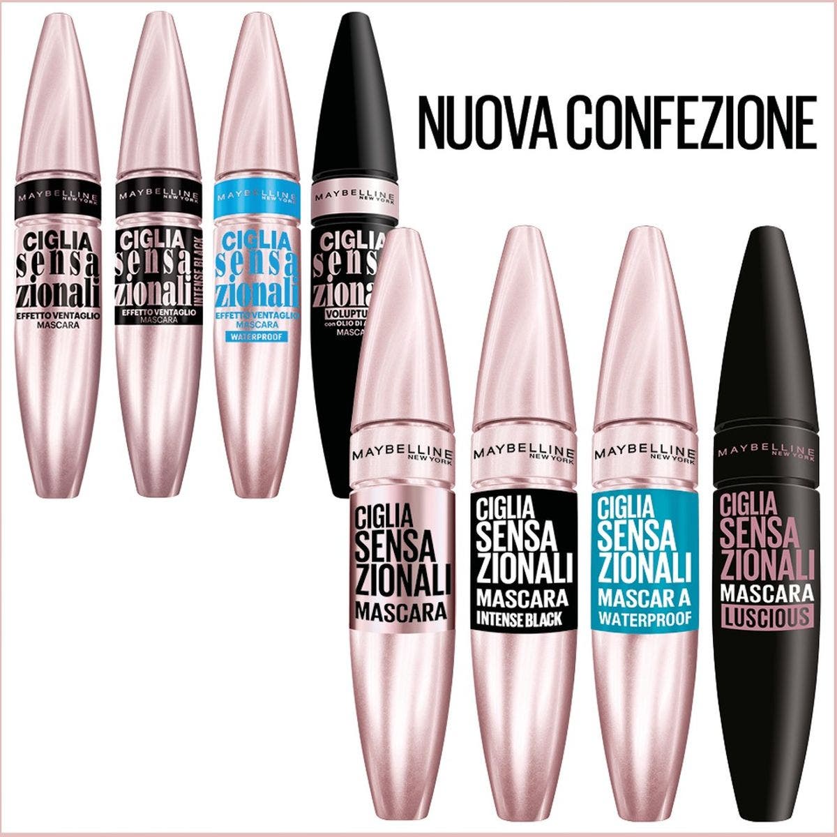 Maybelline New York Mascara Sensational Lashes Black Waterproof 1 Pieza-7