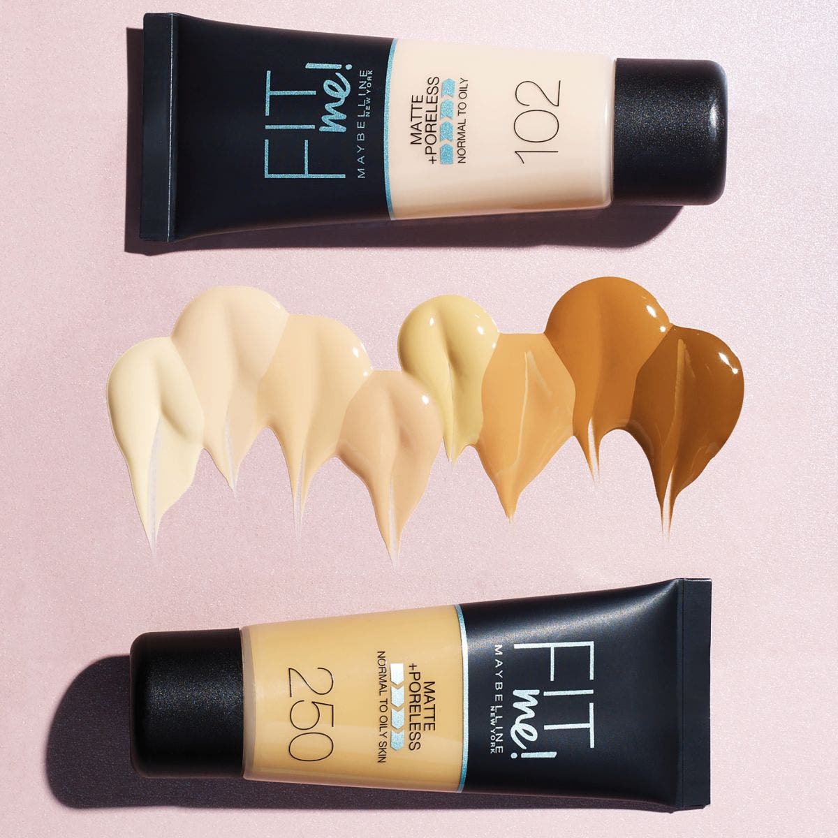 Base de maquillaje matificante Fit Me de Maybelline New York 110 Porcelaine 30ml-3