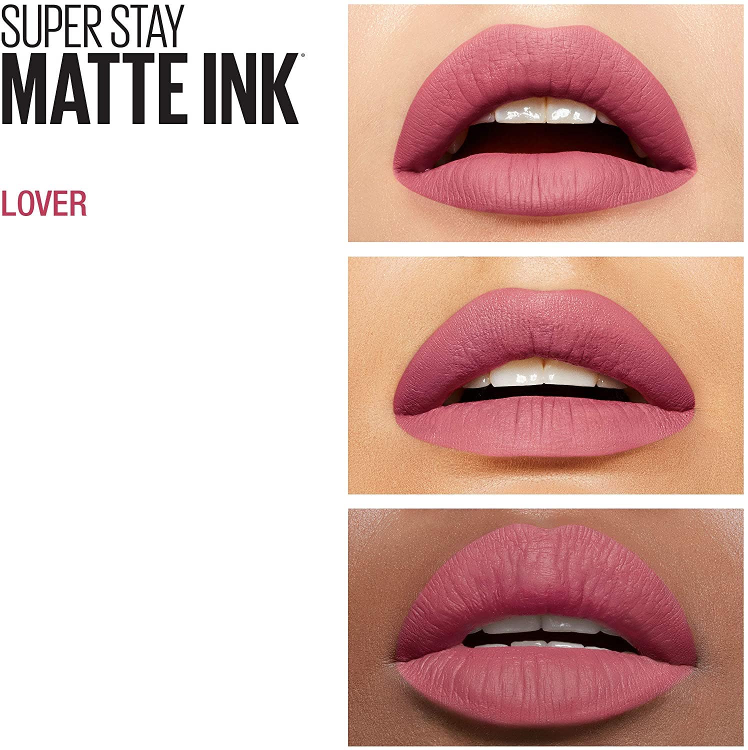 Maybelline New York Liquid Matte Lipstick 15 Lover 1 Pieza-5