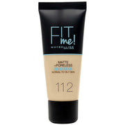 Base de maquillaje matificante Fit Me de Maybelline New York 112 Beige suave 30ml-2