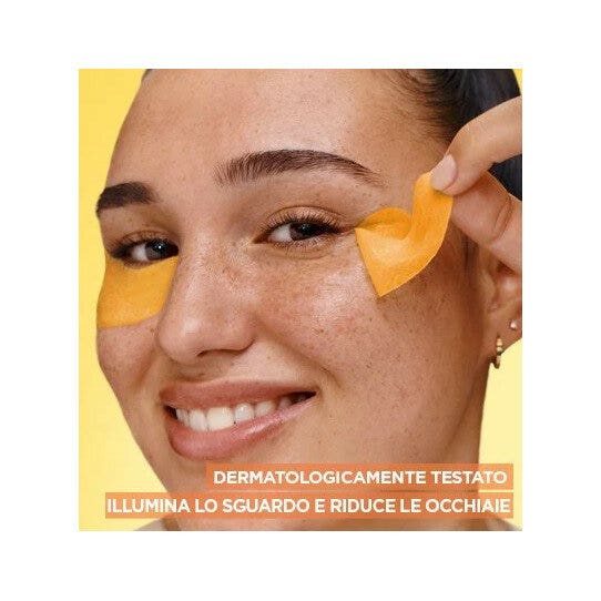 Garnier Maschera Tessuto Occhi Illuminante Vitamina C 2 Pezzi