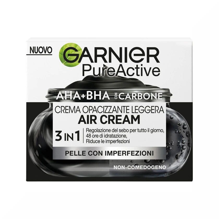 Garnier PureActive Air Cream Crema Opacizzante Leggera  3 In 1 50ml