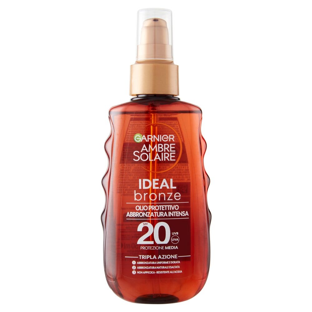 Garnier Ambre Solaire Ideal Bronze Aceite Protector Bronceado Intenso 150 ml SPF20