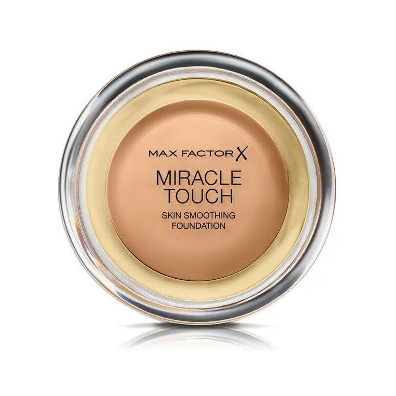 Max Factor Miracle Touch Base de maquillaje cubriente con ácido hialurónico 080 Bronze
