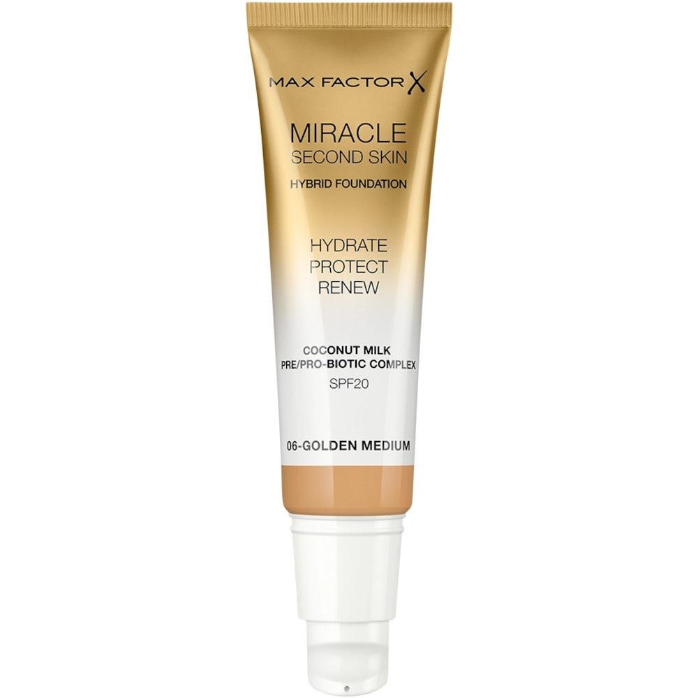 Max Factor Miracle Second Skin Fondotinta Liquido 30ml 06-Golden Medium