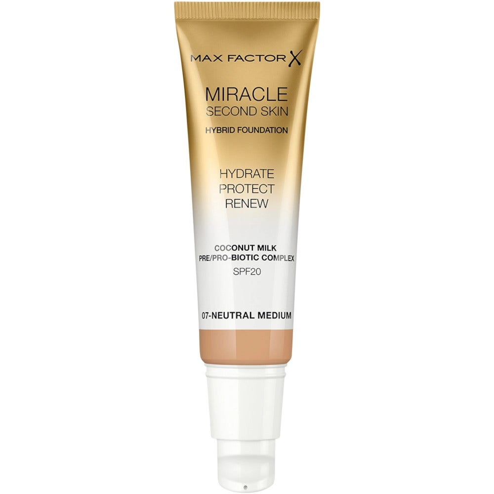 Max Factor Miracle Second Skin Fondotinta Liquido 30ml 07-Neutral Medium