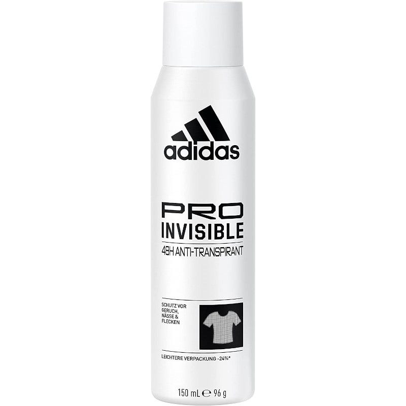 Adidas Pro Invisible Deodorante Spray Antitraspirante 48H Donna 150ml
