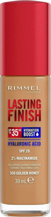 Rimmel Fondotinta Lasting Finish 35h Con Acido Ialuronico 350 Golden Honey 30ml