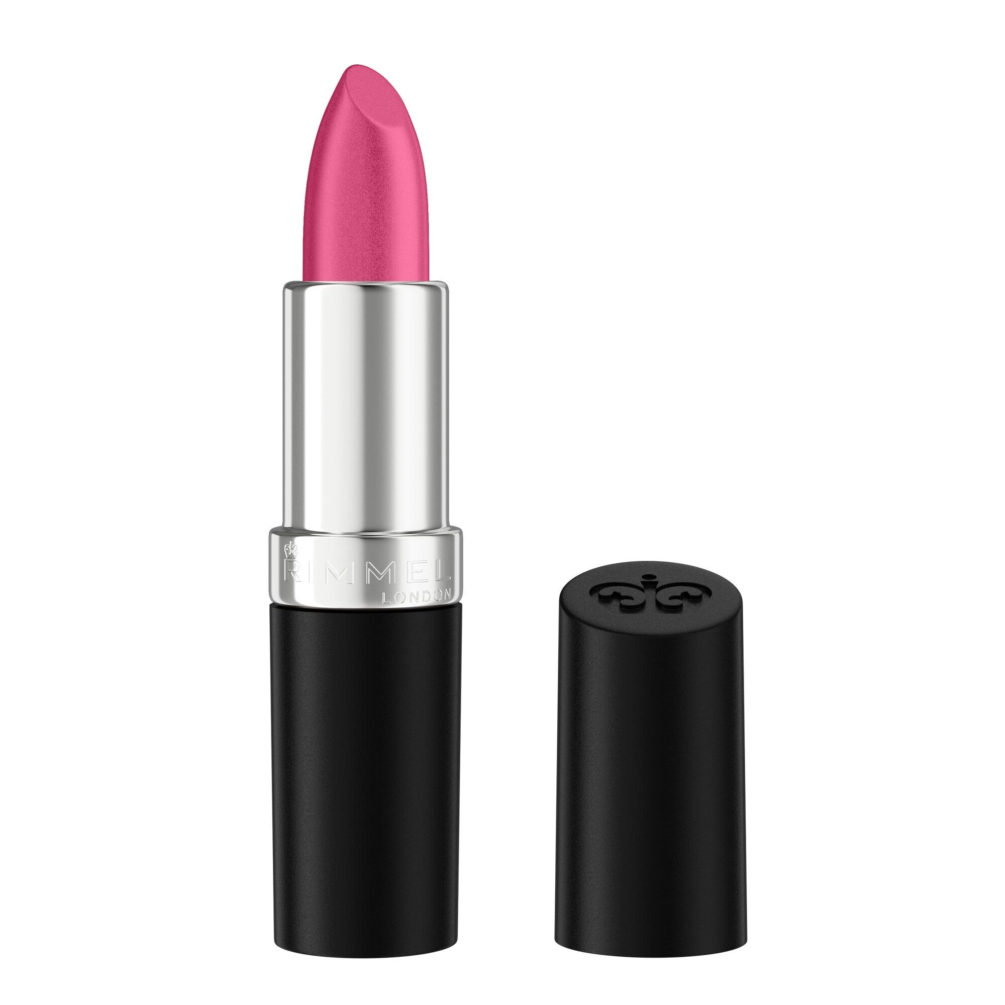 Rimmel Lasting Finish Rossetto Satinato Idratante Formula Vegana 4g 350 Pink Power