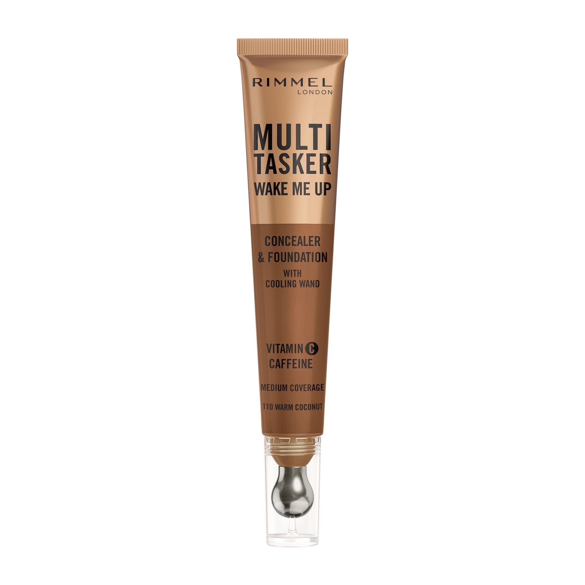 Rimmel Multi-tasker Wake Me Up Correttore & Fondotinta Formula Vegana 110 Warm Coconut 20ml
