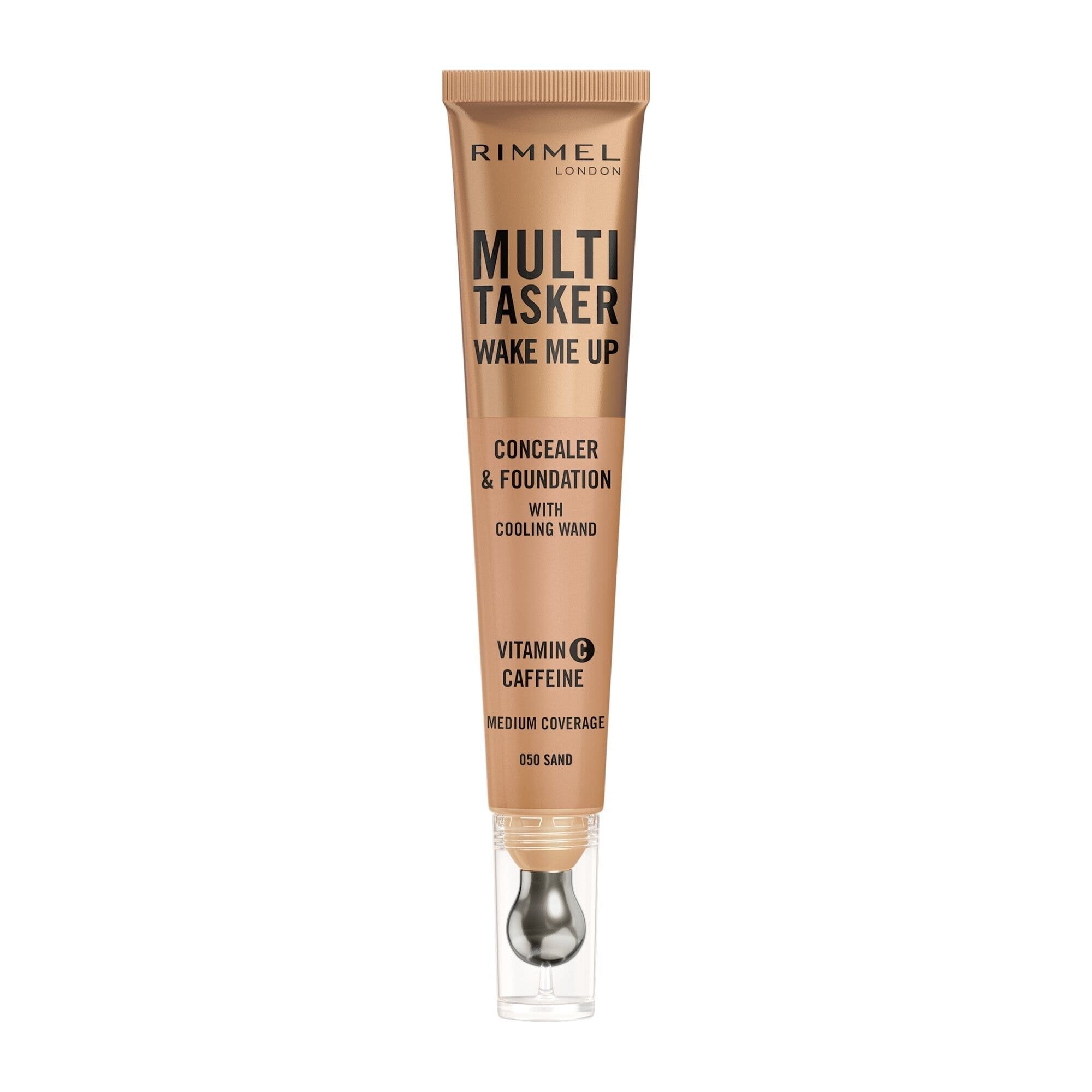 Rimmel Multi-tasker Wake Me Up Correttore & Fondotinta Formula Vegana 050 Sand 20ml