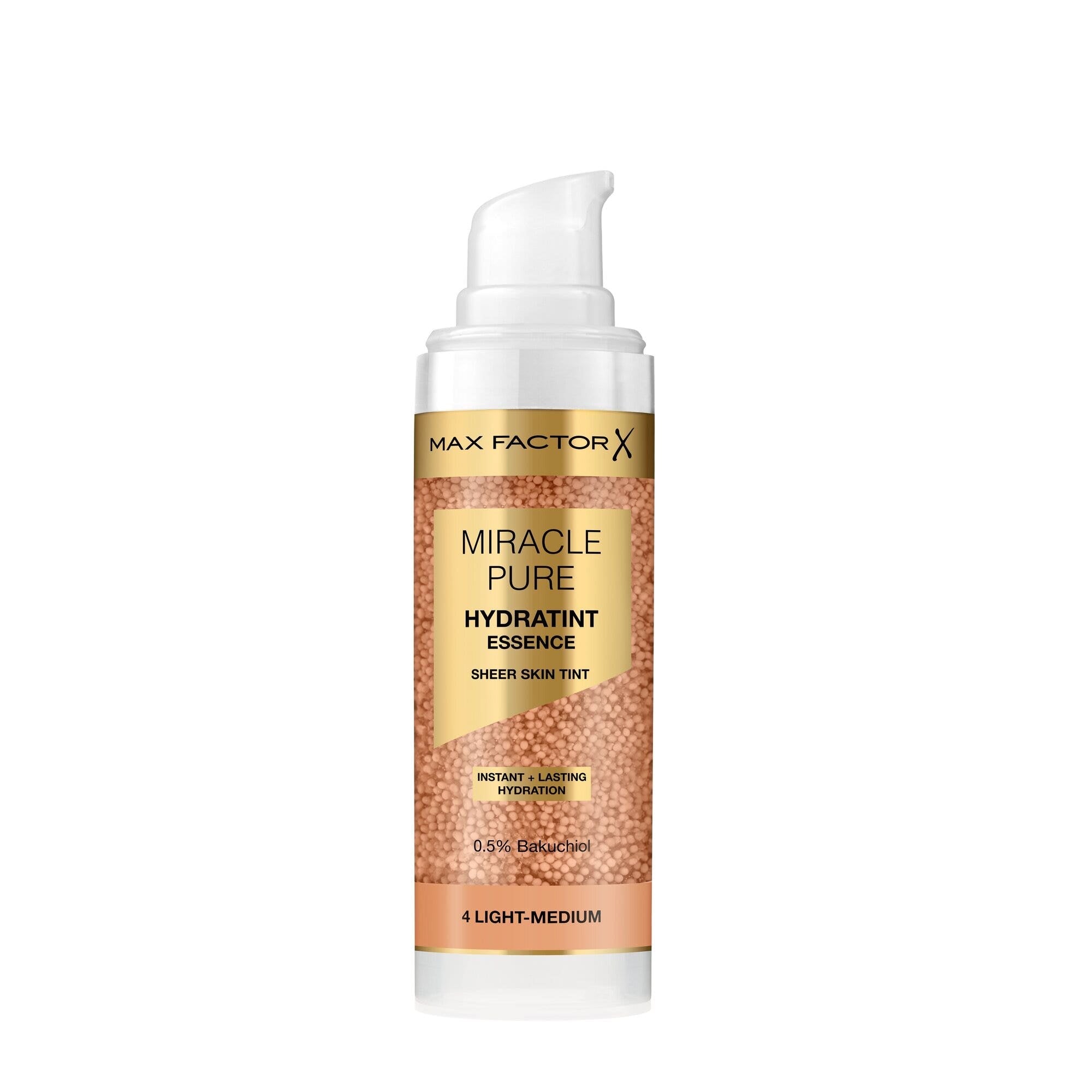 Max Factor Miracle Pure Hydratint Essence Fondotinta 4 Light-Medium 30ml